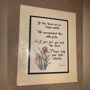 2002 Inspirational Wall Art with Floral Design